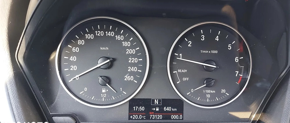 BMW X1 cena 87900 przebieg: 73120, rok produkcji 2018 z Wolsztyn małe 211